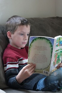 SIX-YEAR-OLD READER